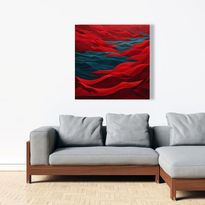 Red Sea - Red Canvas Art for Stunning Home Decor