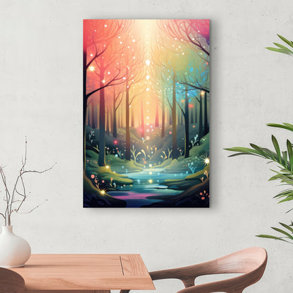Magical forest - 32"x32" Canvas