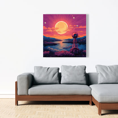Measure the calm - 32"x32" Canvas