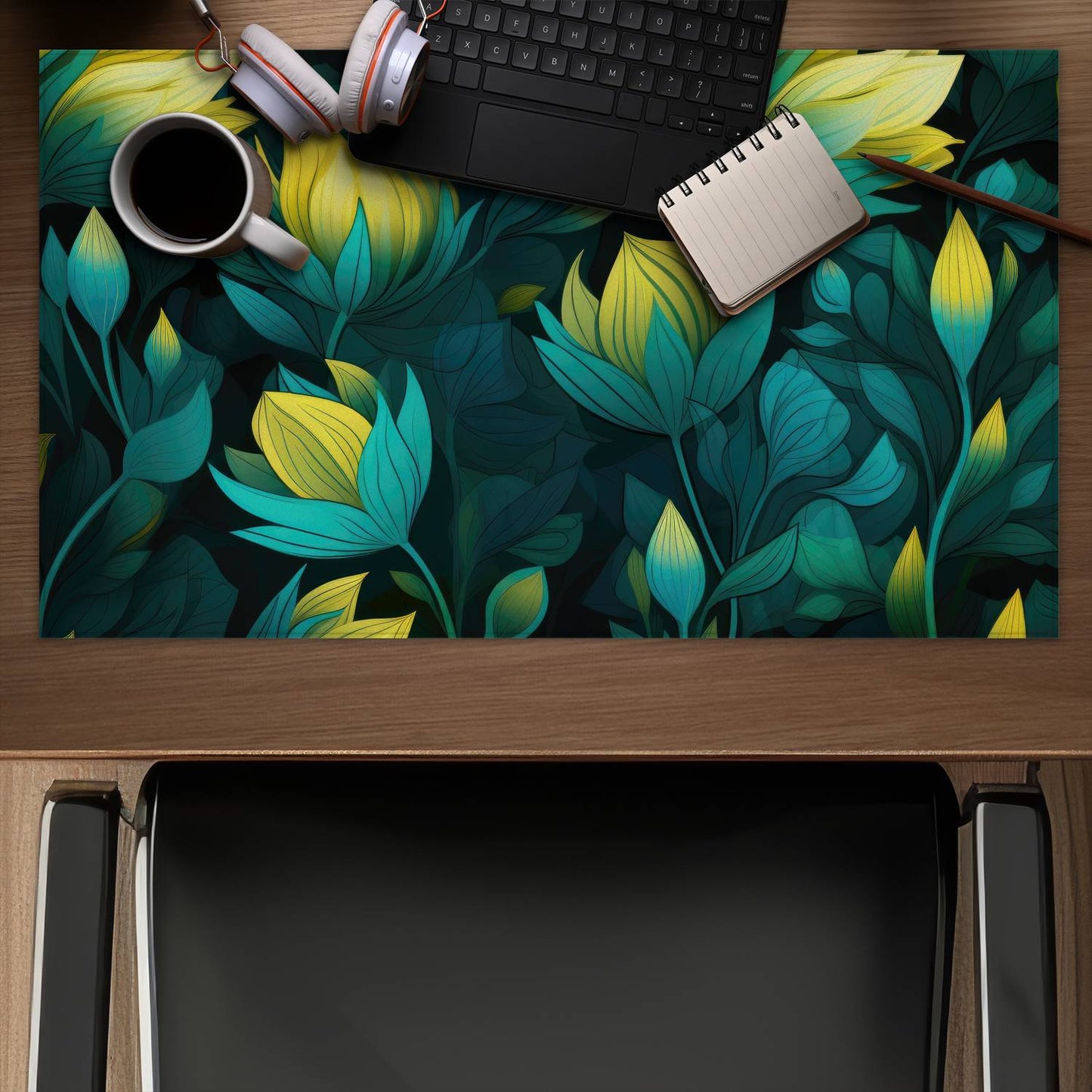 Intense bloom - Desk mat - Print on demand