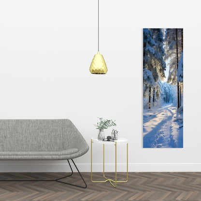 Snowy path - 32"x32" Canvas