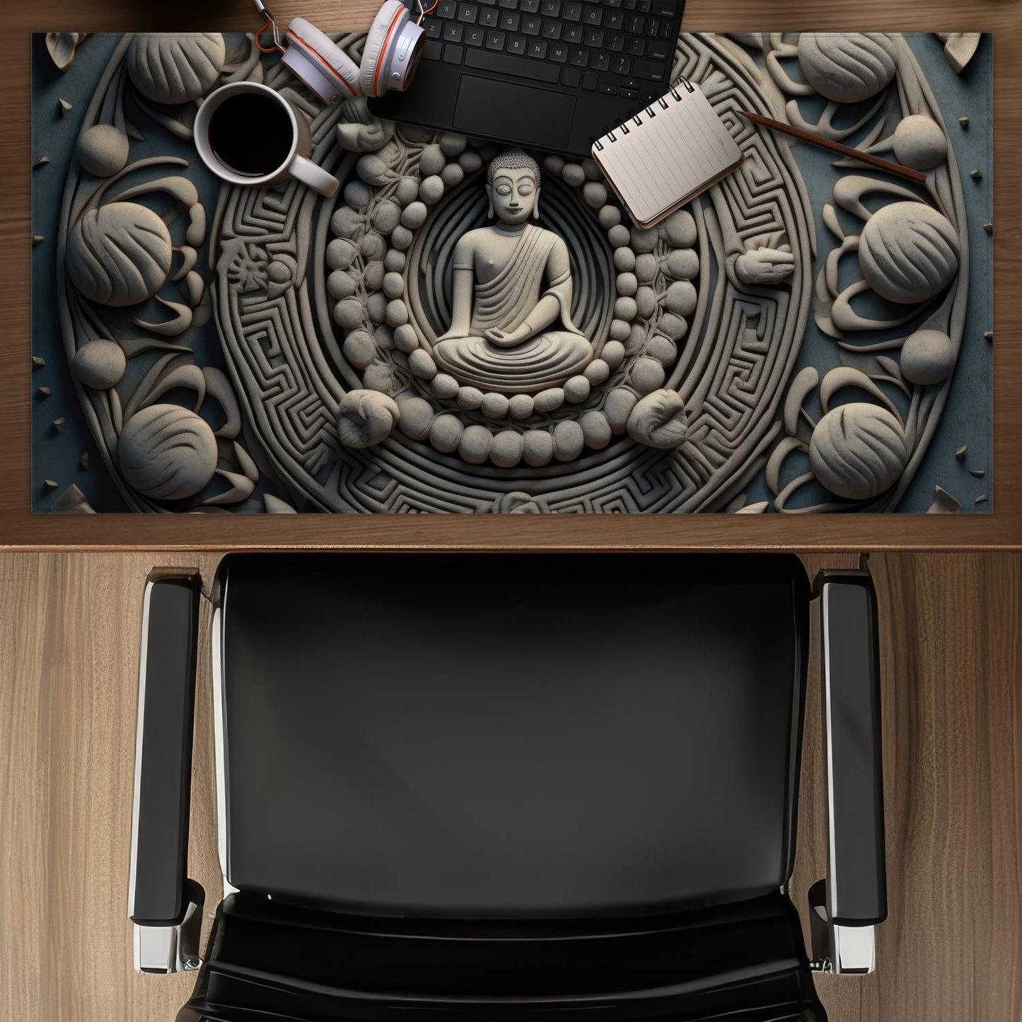 Spiritual peace - Desk mat - Print on demand