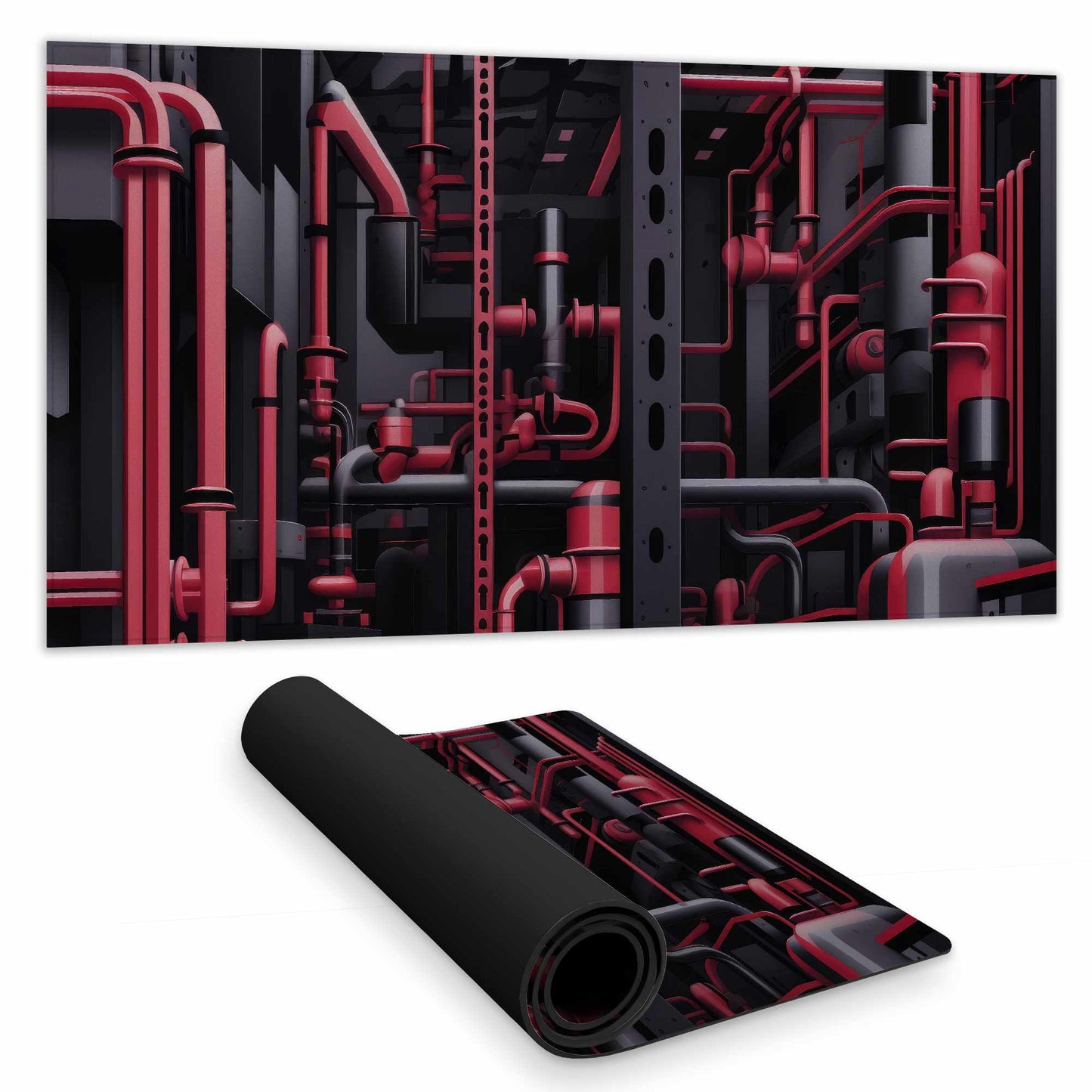 Machinery Gray Desk Mat | Stylish Home Decor for Workspaces