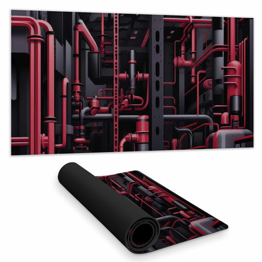 Machinery Gray Desk Mat | Stylish Home Decor for Workspaces