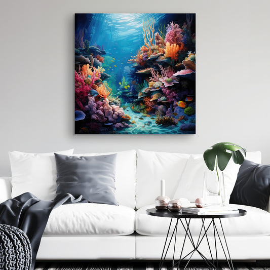 Coral - 32"x32" Canvas