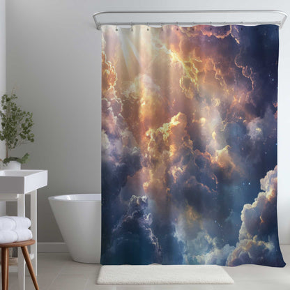 Rideau de douche "Lumière perçante" | Accent de décoration intérieure élégant