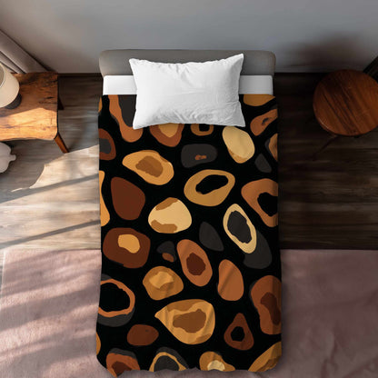 Housse de couette à motifs naturels | Linge de lit élégant pour la maison