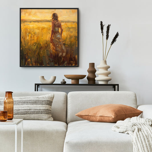 Exploring - 24"x24" Framed canvas
