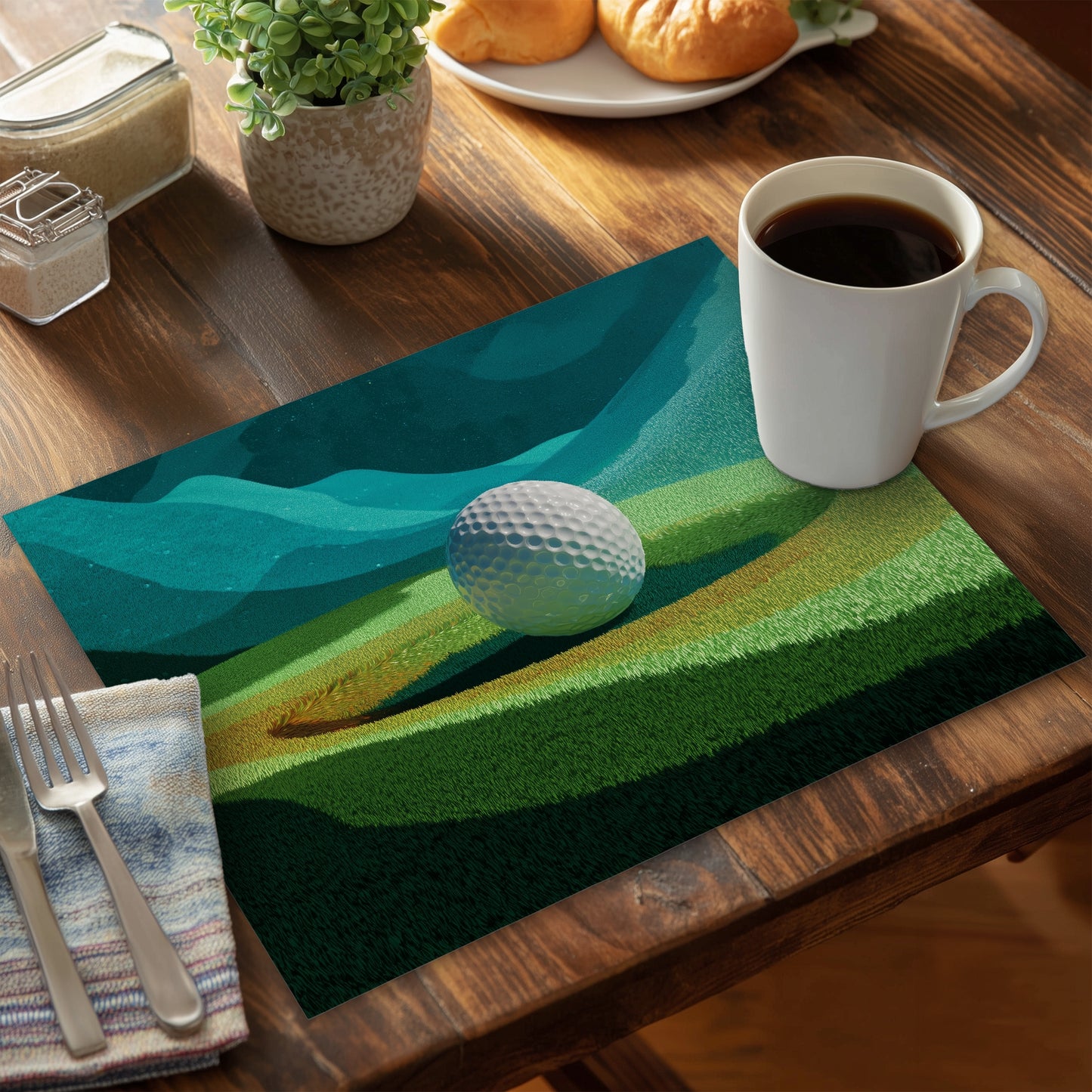 Landing Polyester Placemat - Stylish Home Decor Accent