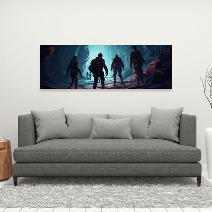 Secret Society - White Canvas for Elegant Home Decor