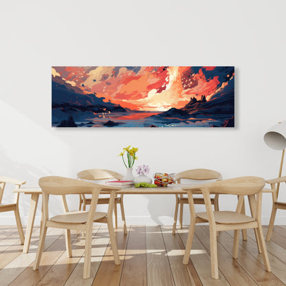 Magma does not wait - 32"x32" Canvas