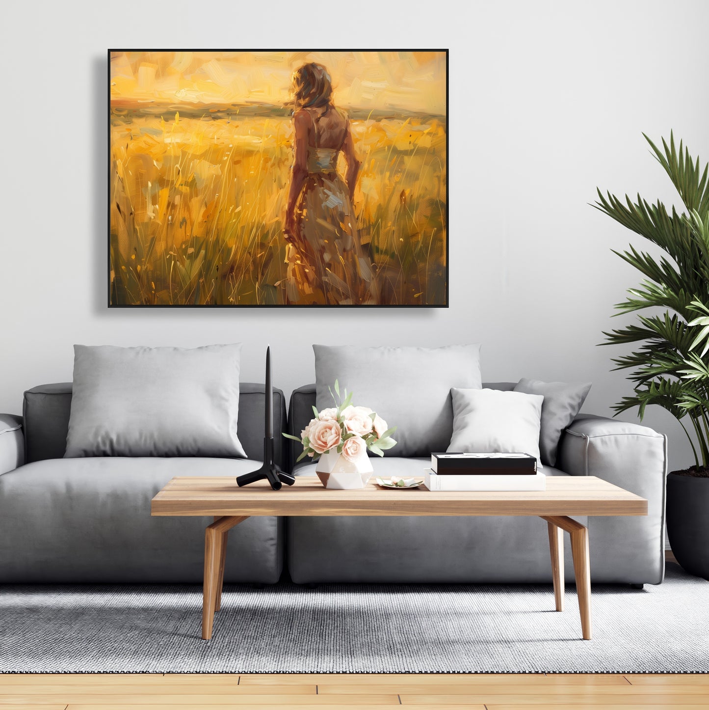 Exploring - 24"x24" Framed canvas
