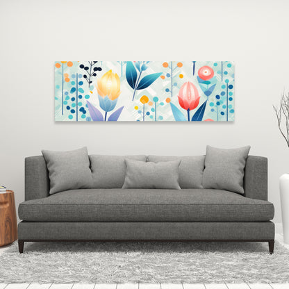 Calming Scents - Orange Canvas for Home Decor | Relaxing Art