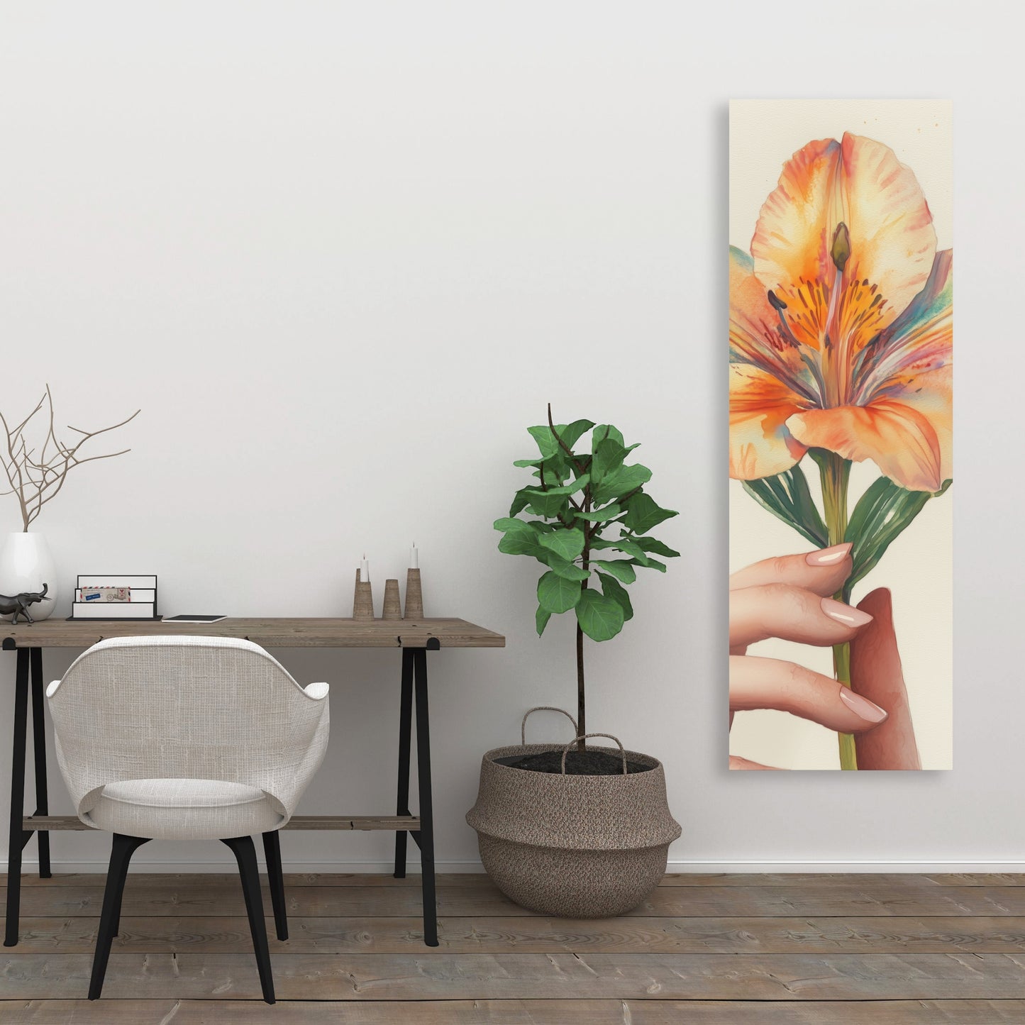 Ahold Orange Canvas for Home Decor - Vibrant Wall Art