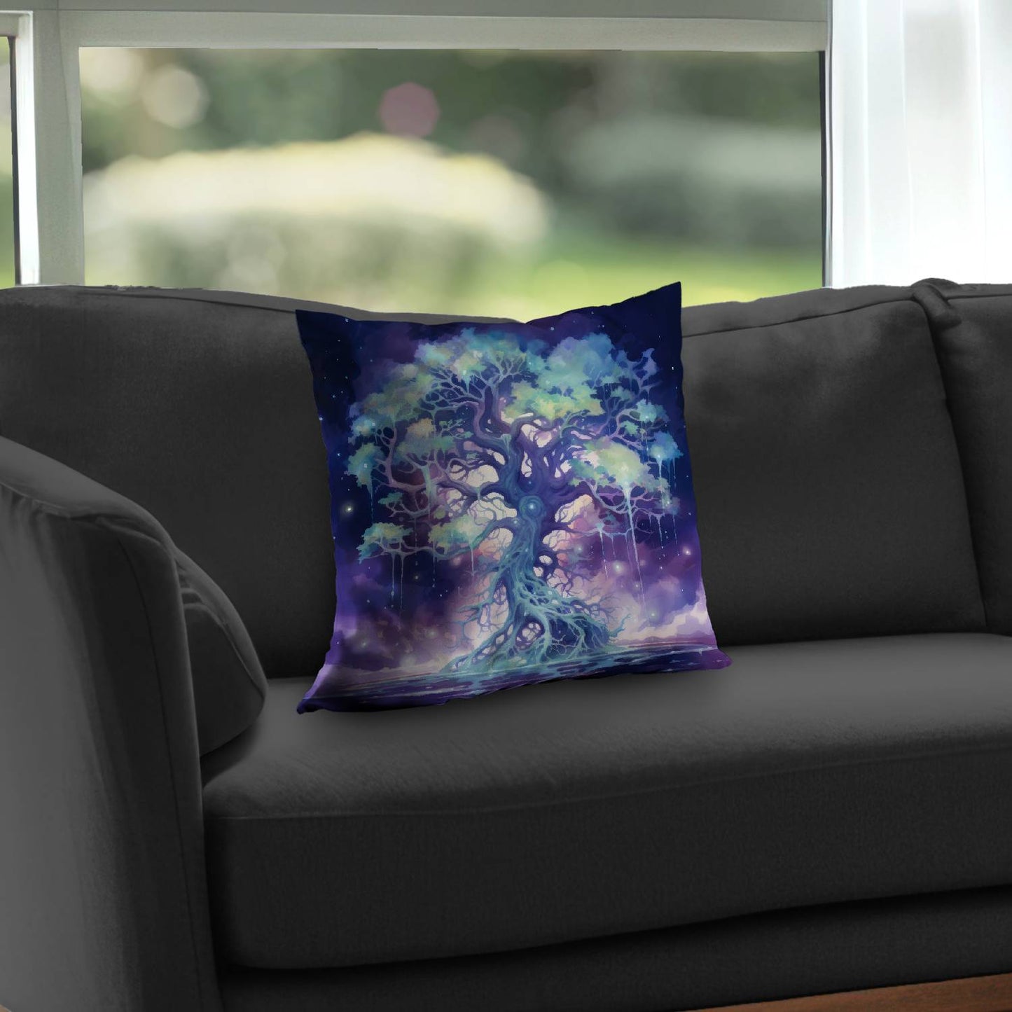 Surreal sap - Throw pillow - Print on demand