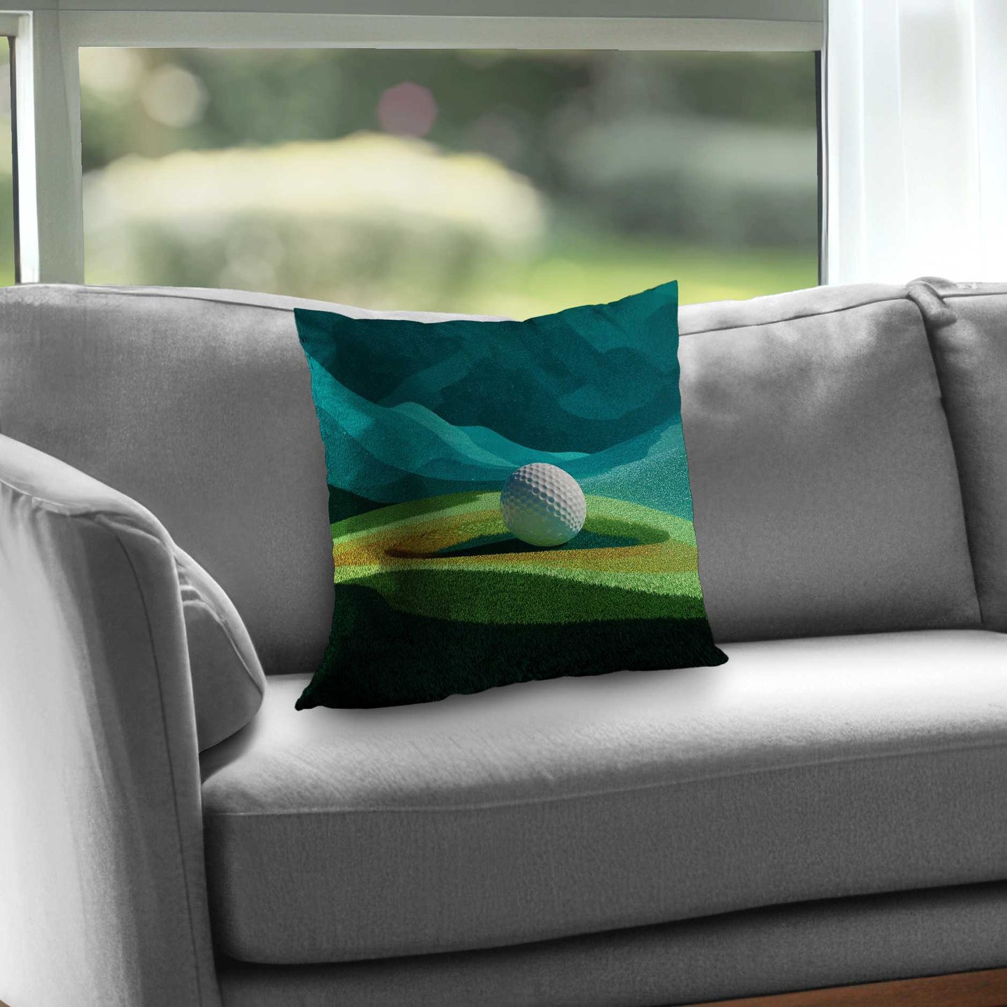 Landing Poly Twill Throw Pillow - Stylish Home Decor Accent