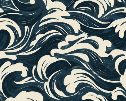 Midnight Ocean Flow Braided Placemat | Stylish Home Decor