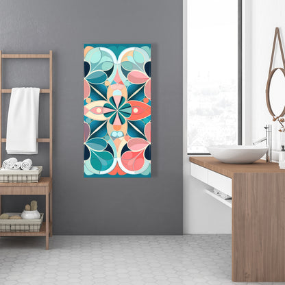 Mandala Turquoise Canvas Art - Stunning Home Decor Piece