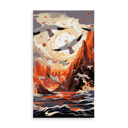 The Escape - Blue Indoor Outdoor Tablecloth for Home Decor