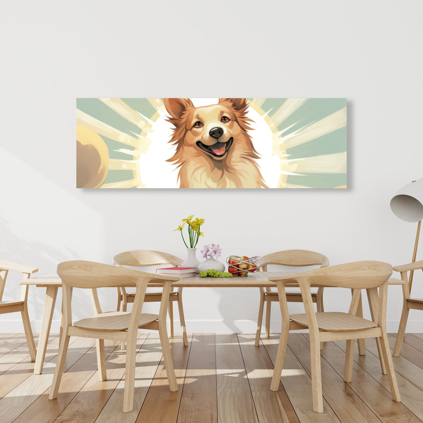 Who's a good boy - 32"x32" Canvas