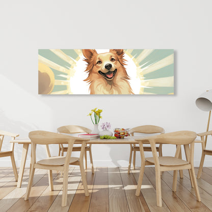 Who's a good boy - 32"x32" Canvas