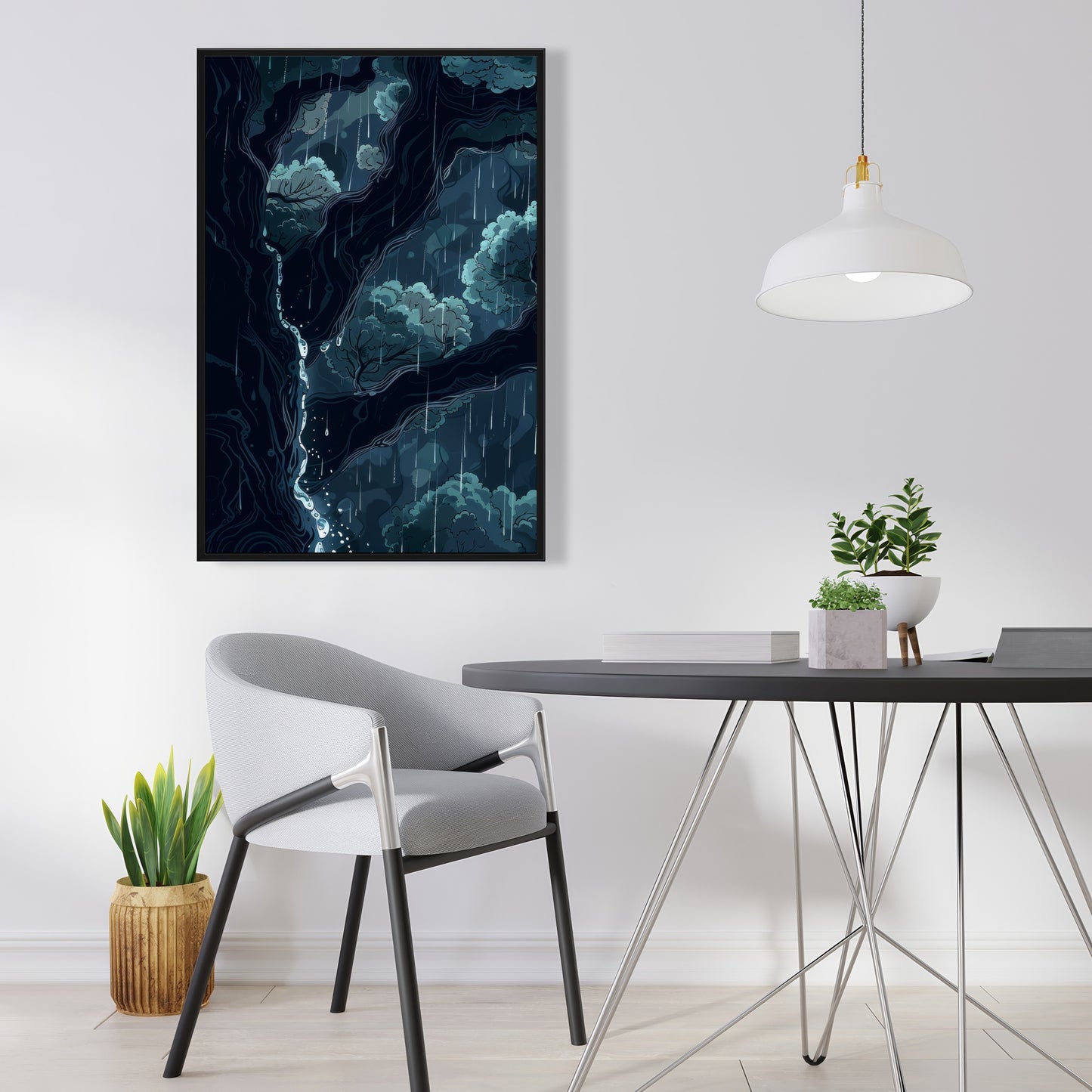Canopy - 36"x36" Framed canvas
