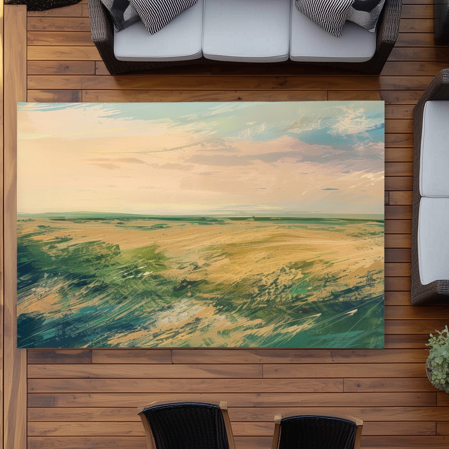 Tapis d'extérieur Soirée Champêtre | Indispensable pour la décoration intérieure