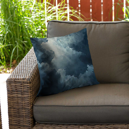 Afterglow Blue Poly Twill Throw Pillow Insert | Home Decor