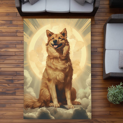 Man's Best Angel Brown Outdoor Area Rug | Home Decor Essentials