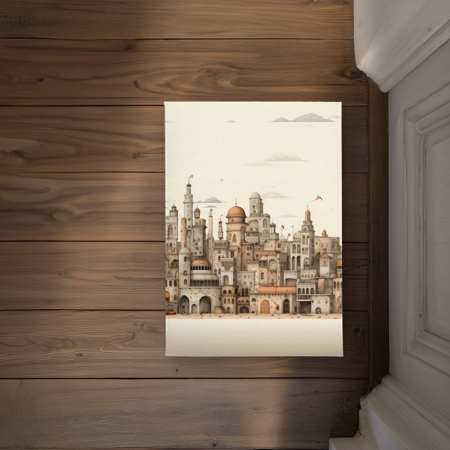 The Old Town Beige Indoor Outdoor Door Mat - Home Decor