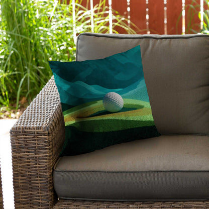 Landing Poly Twill Throw Pillow - Stylish Home Decor Accent