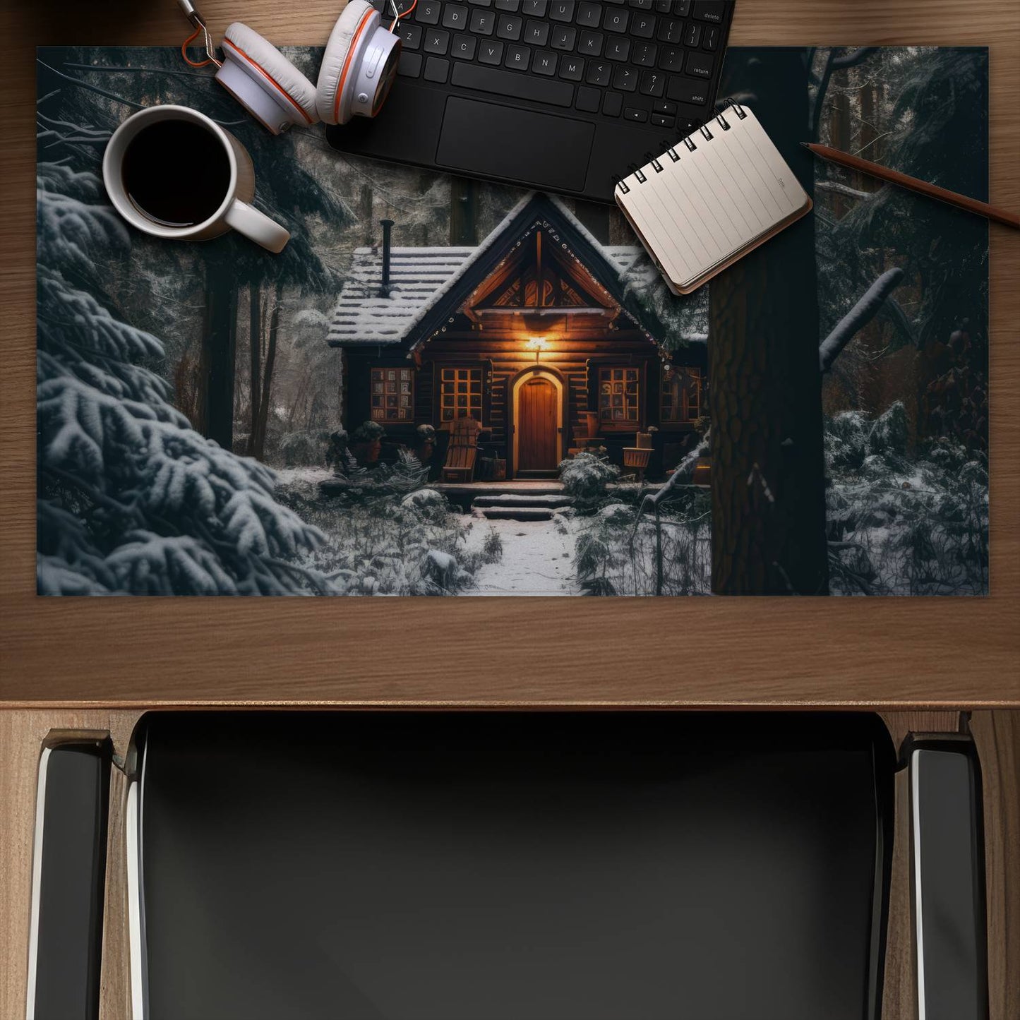 La cabane solitaire - Sous-main