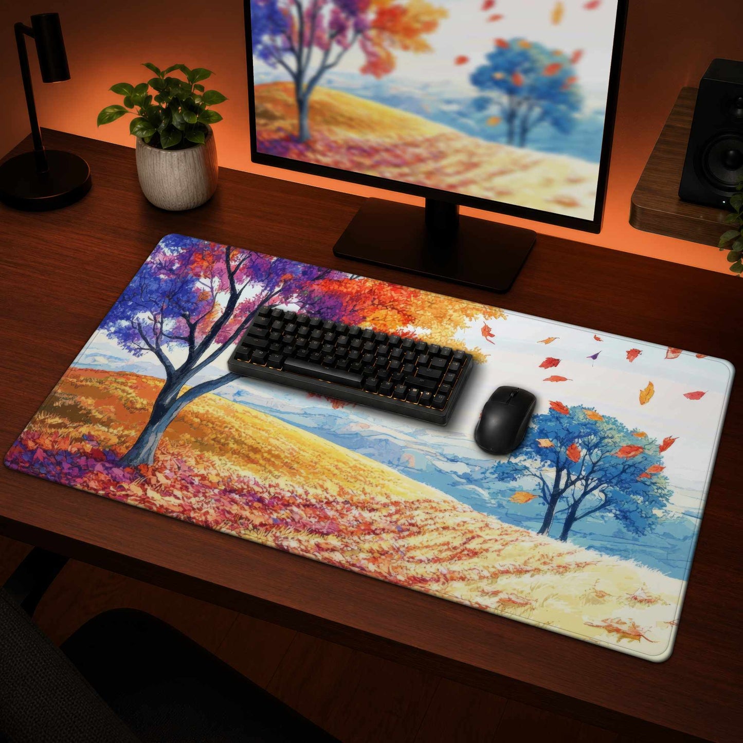 Spring Breeze Desk Mat | Stylish Home Decor Desk Accessory
