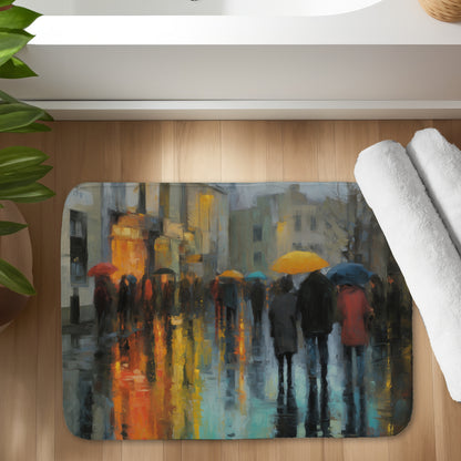 Rainy day - 17"x24" Bath mat