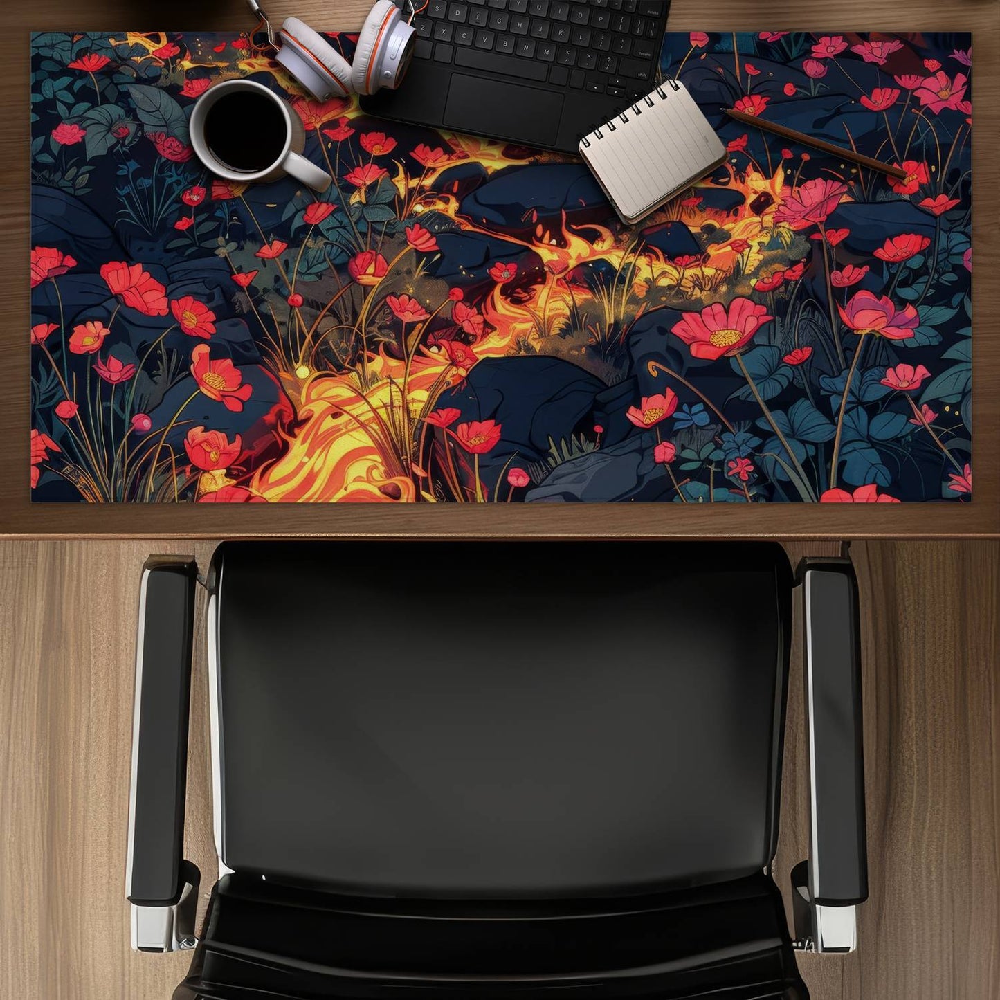 Dodging nature - Desk mat - Print on demand