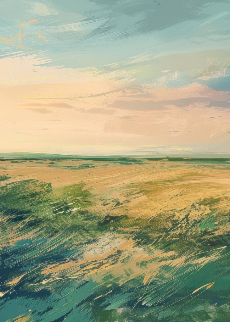 Evening in the field - 17"x24" Bath mat