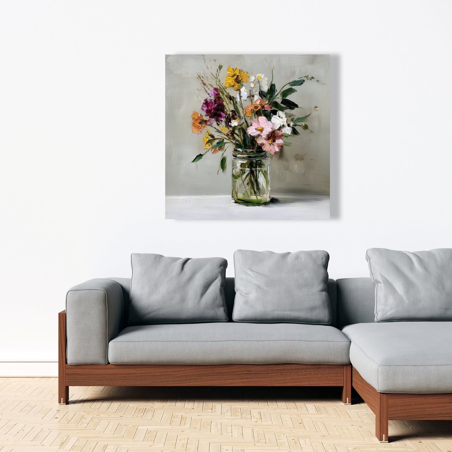 Still Life Green Canvas | Elegant Home Decor Art Piece