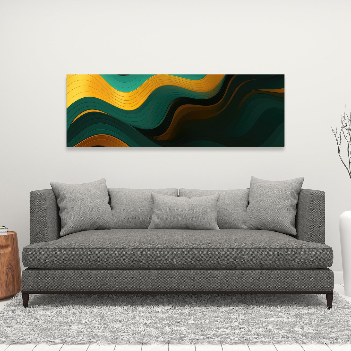 Golden harmony - 32"x32" Canvas