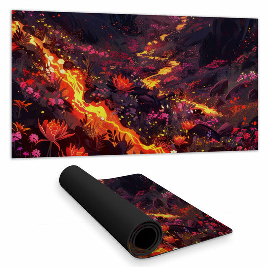 Bloom and Eruption Desk Mat | Stylish Home Decor Accent