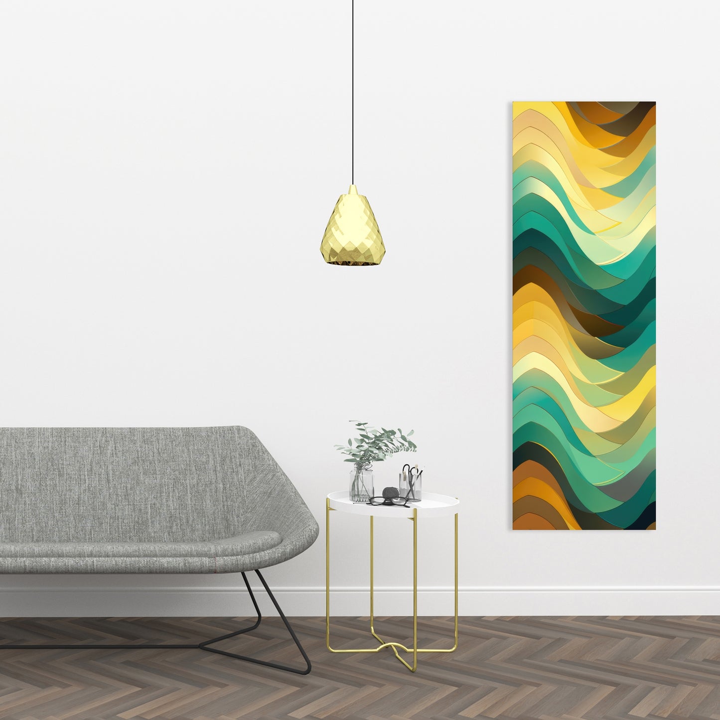 Jagged luxury - 32"x32" Canvas