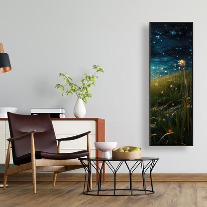 The night sky - 36"x36" Framed canvas