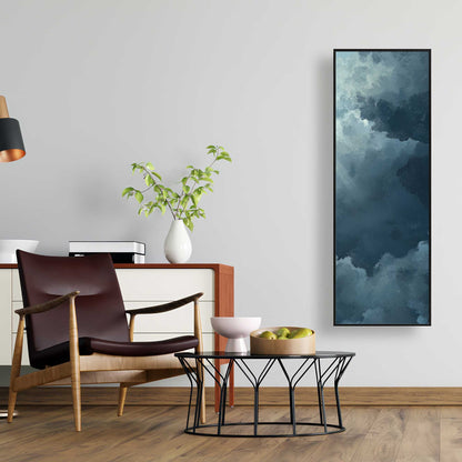 Afterglow - Gray Framed Canvas Art for Elegant Home Decor