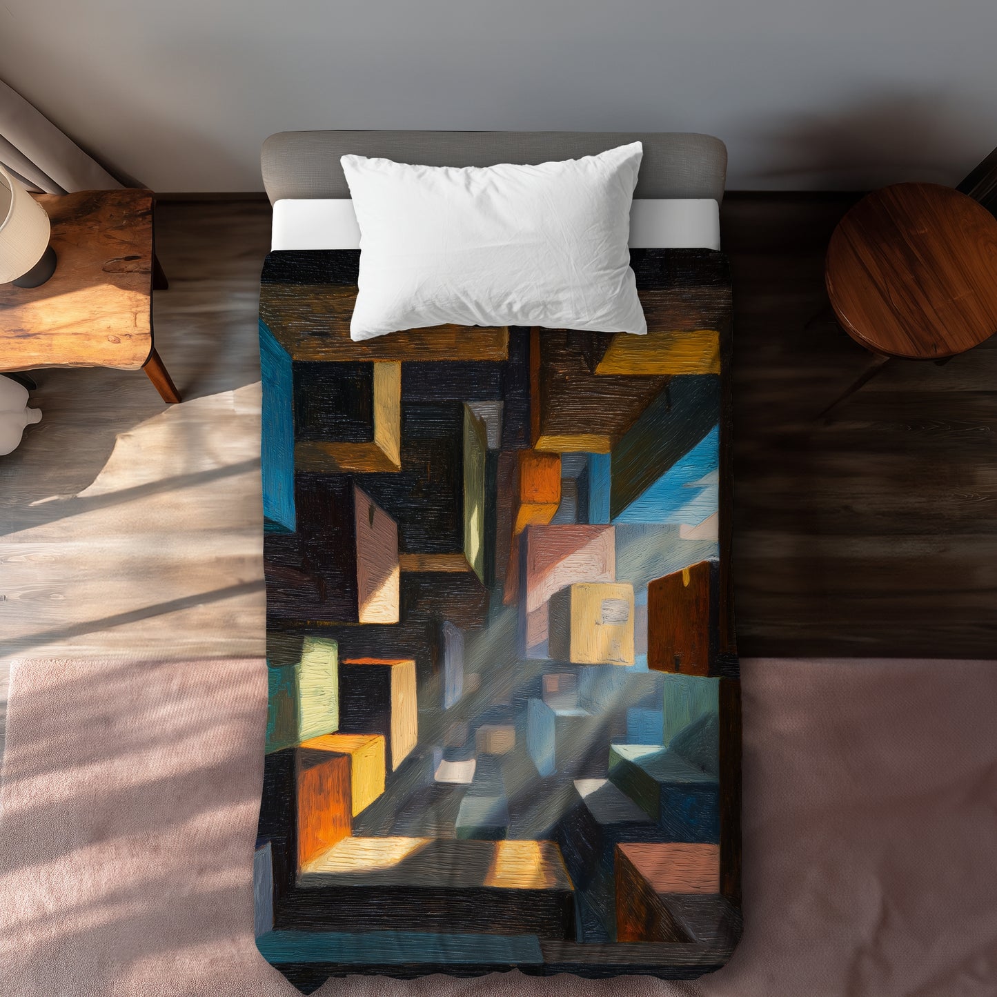 Housse de couette en boîte – Décoration d'intérieur élégante pour chambres douillettes