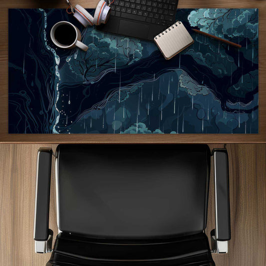 Canopy Gray Desk Mat | Stylish Home Decor for Your Office