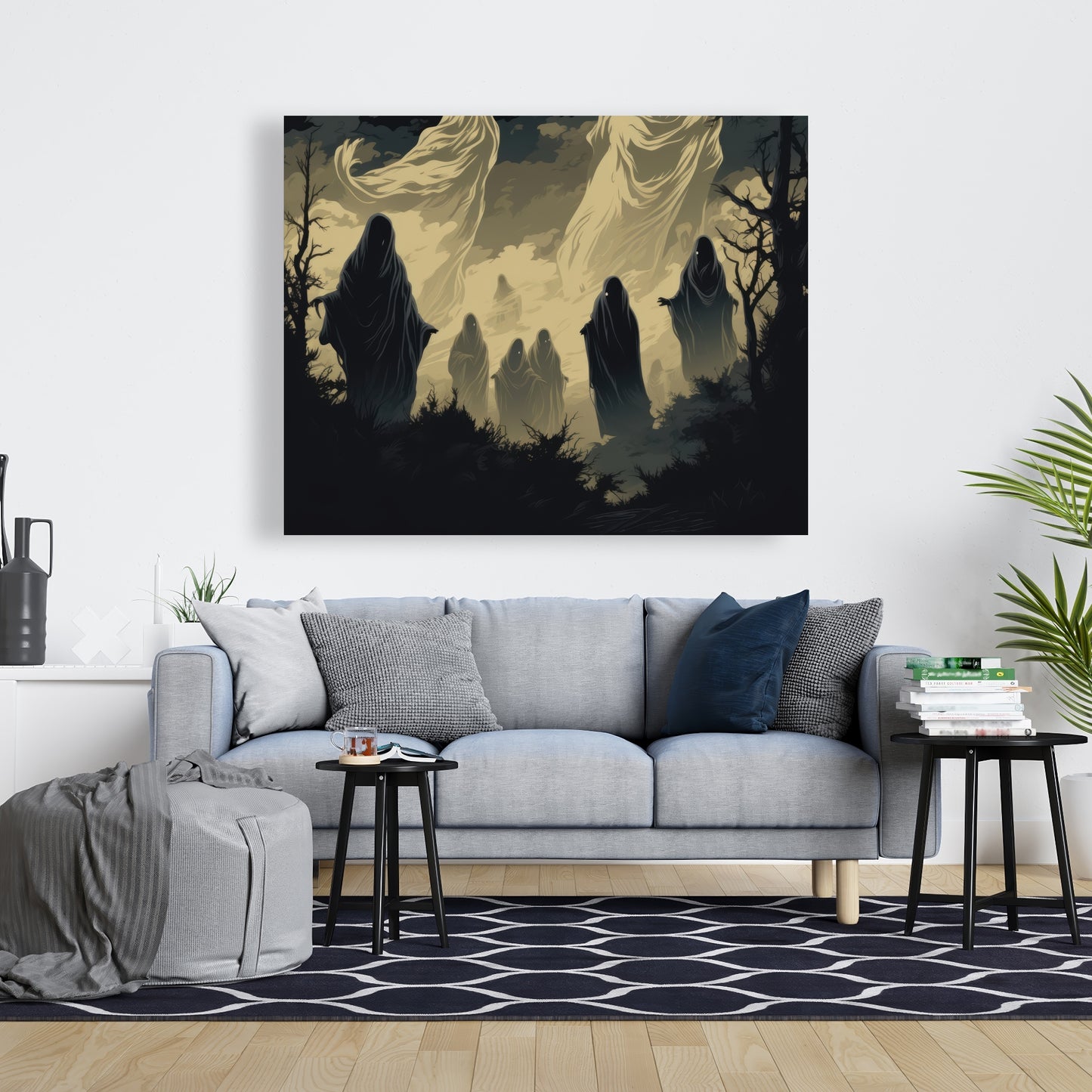 Limbo Black Canvas Art - Modern Home Decor | Chic Wall Design