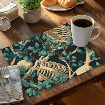 Sticks and Skulls Polyester Placemat | Stylish Home Decor