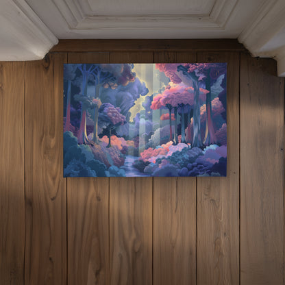 Beams Pink Indoor Outdoor Door Mat - Stylish Home Decor