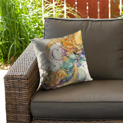 Plan Poly Twill Throw Pillow - Stylish Home Decor Accent