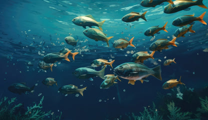 Shallow swim - Desk Mat