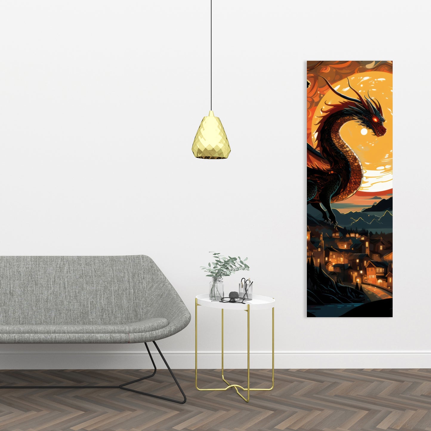 Imminent destruction - 32"x32" Canvas